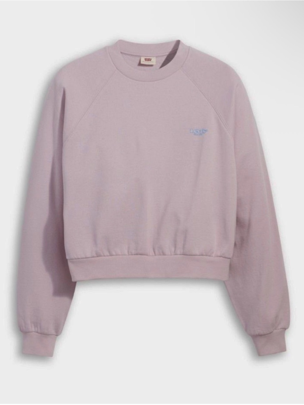 Levi's Winsome Orchid Cropped Crew Sweatshirt
